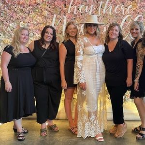 Forever 21 Long Sleeve Lace Kimono